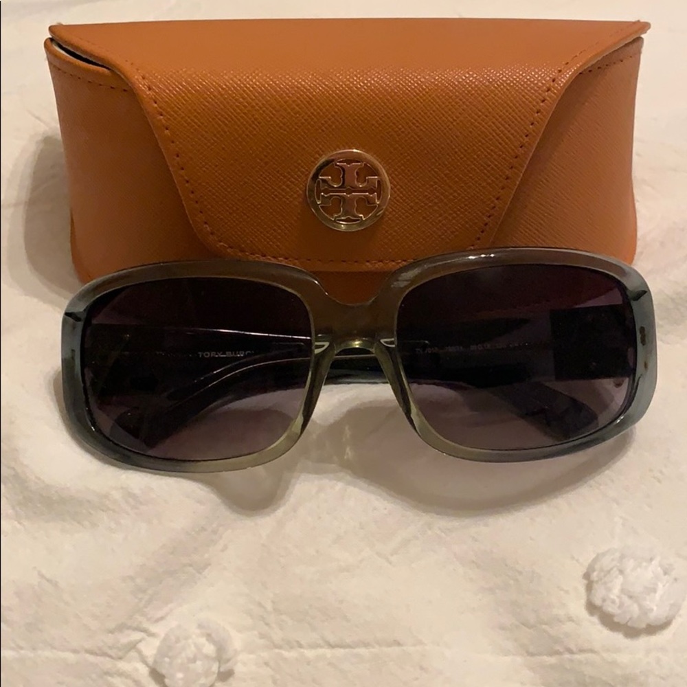 Green Tory Burch Sunglasses
